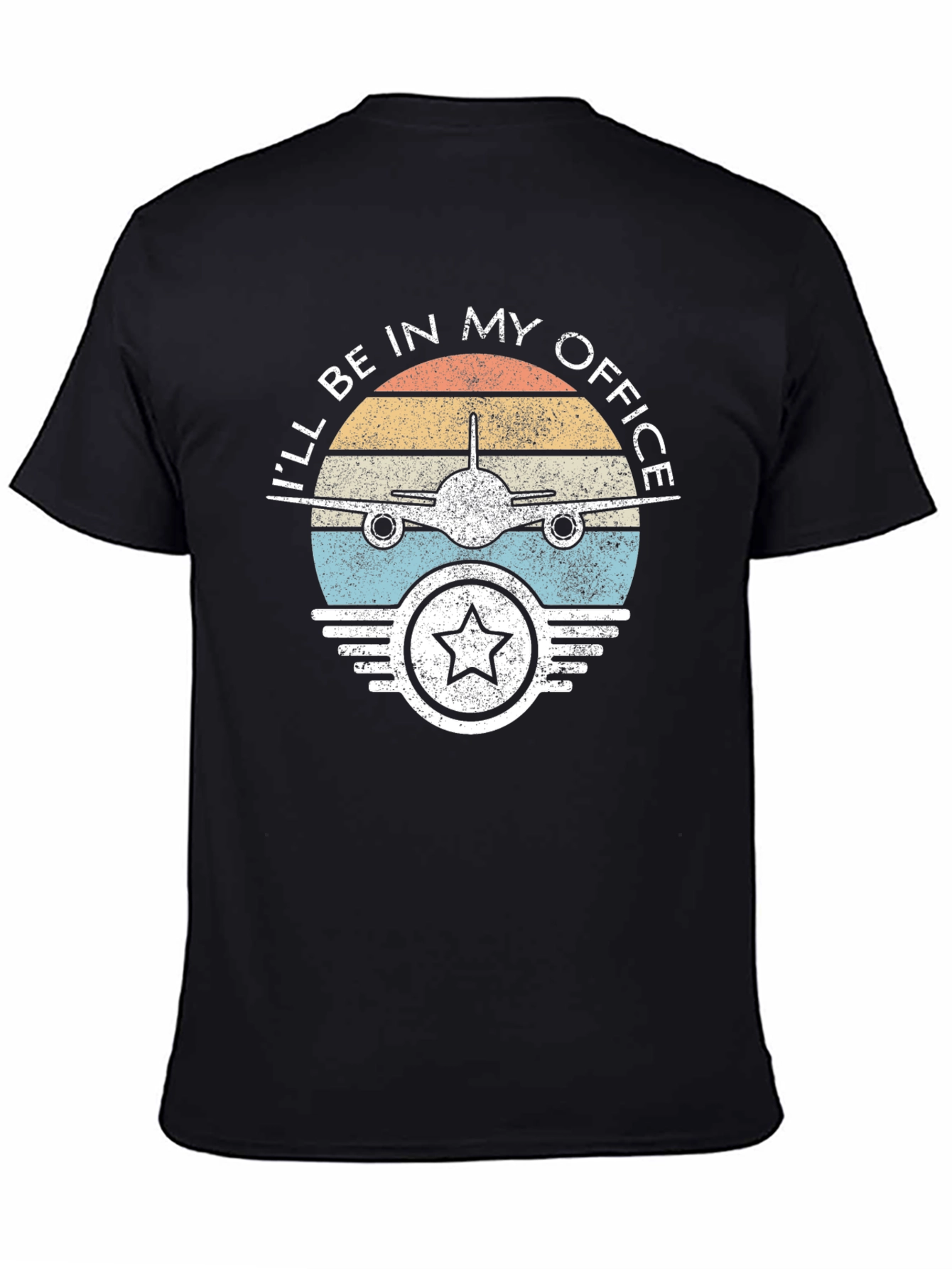 Pilot Office T-Shirt - Airplane Design