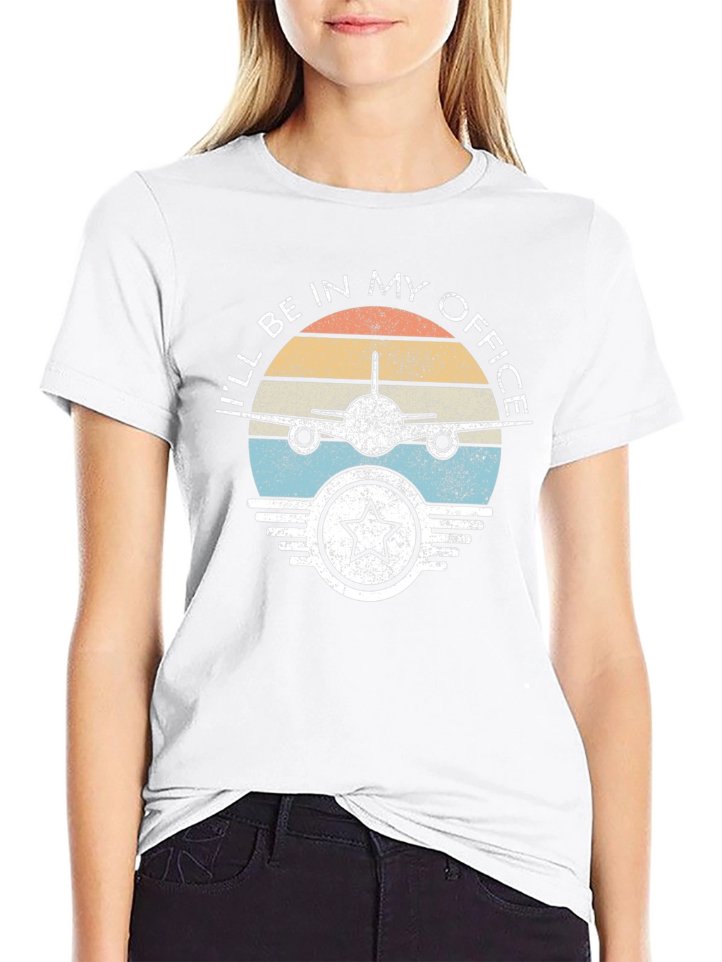 Pilot Office T-Shirt - Airplane Design
