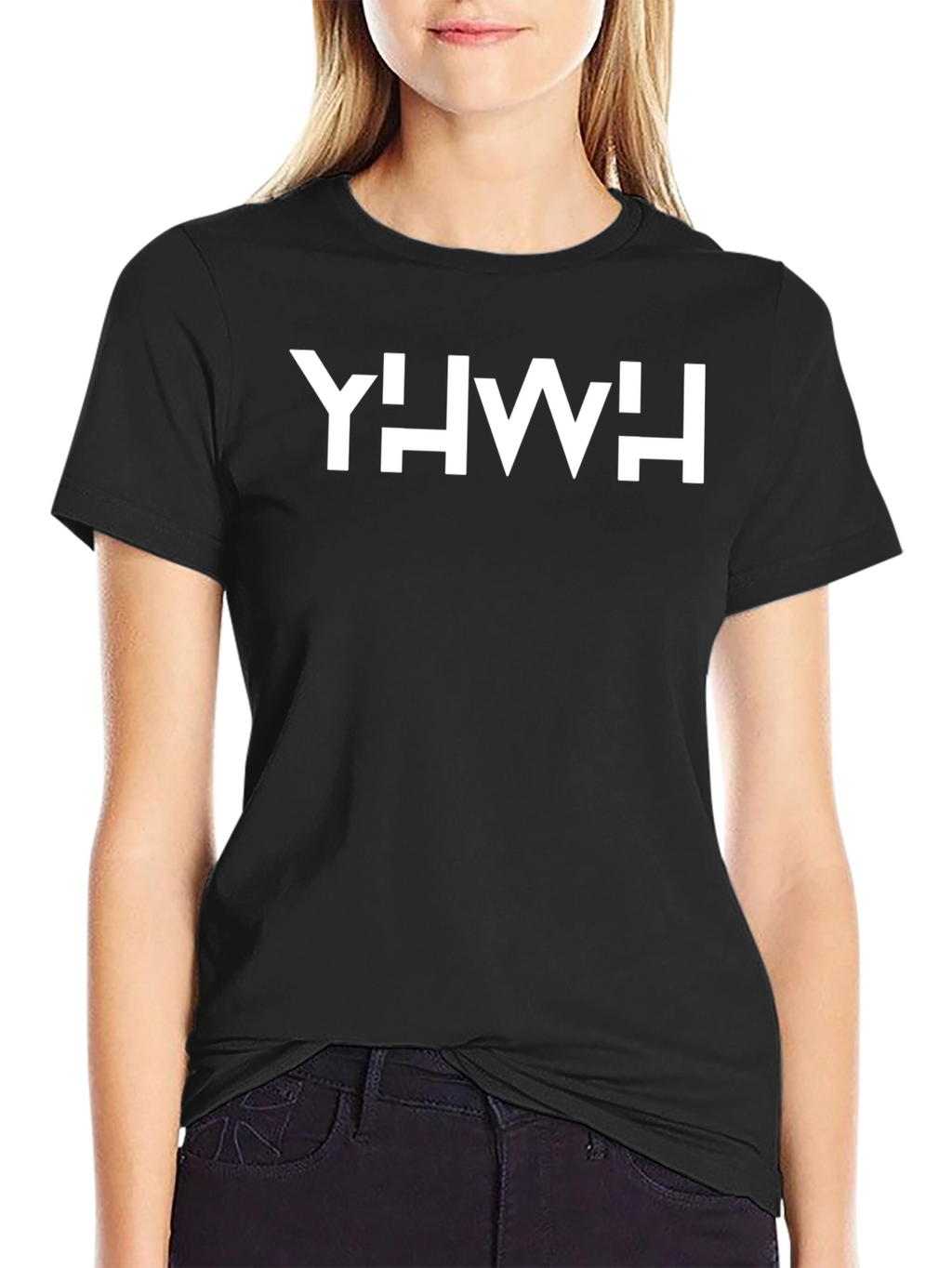 Yhwh Graphic Black T-Shirt