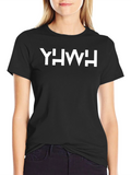 Yhwh Graphic Black T-Shirt