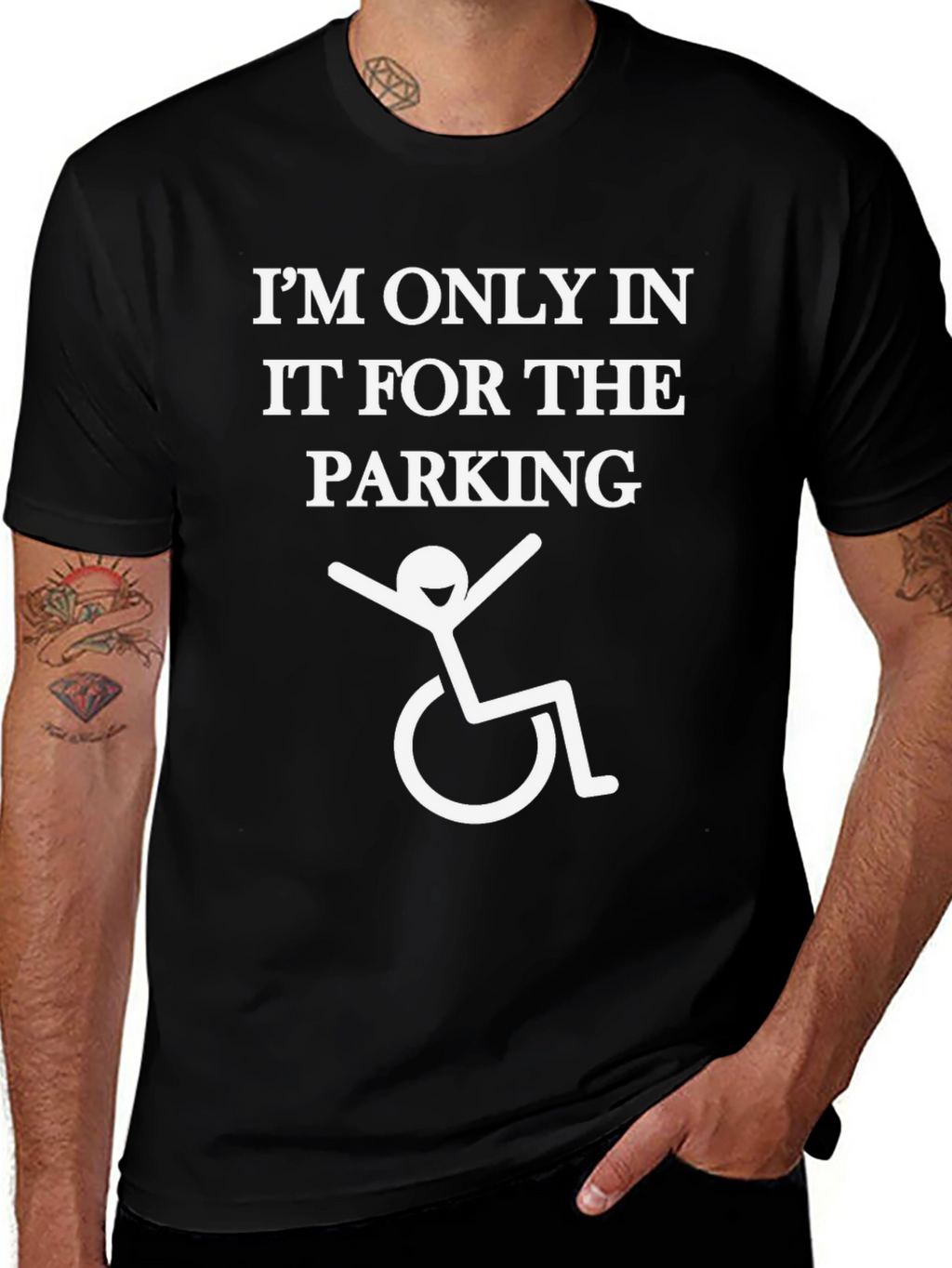Funny Disability Parking T-Shirt