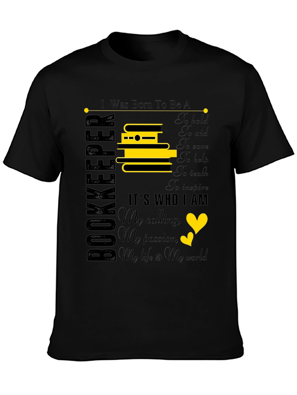 Bookkeeper T-Shirt: Born To Be A Bookkeeper
