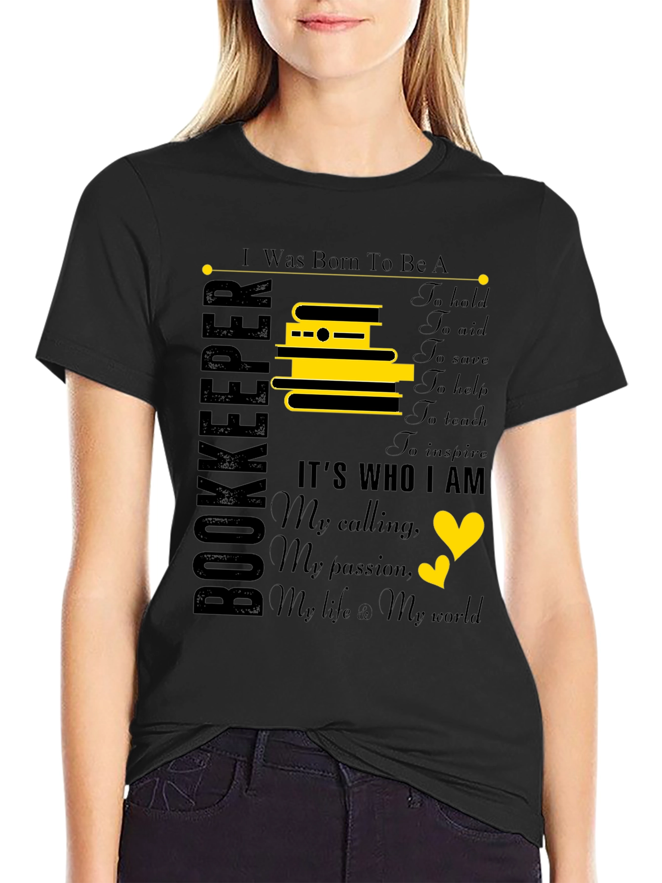 Bookkeeper T-Shirt: Born To Be A Bookkeeper