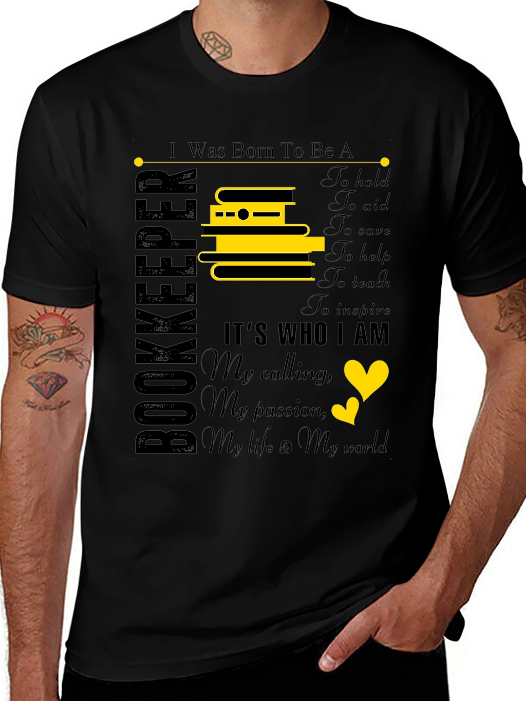 Bookkeeper T-Shirt: Born To Be A Bookkeeper