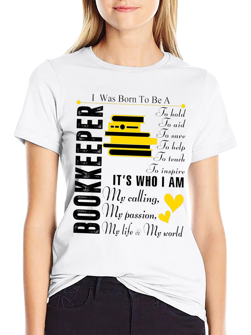 Bookkeeper T-Shirt: Born To Be A Bookkeeper