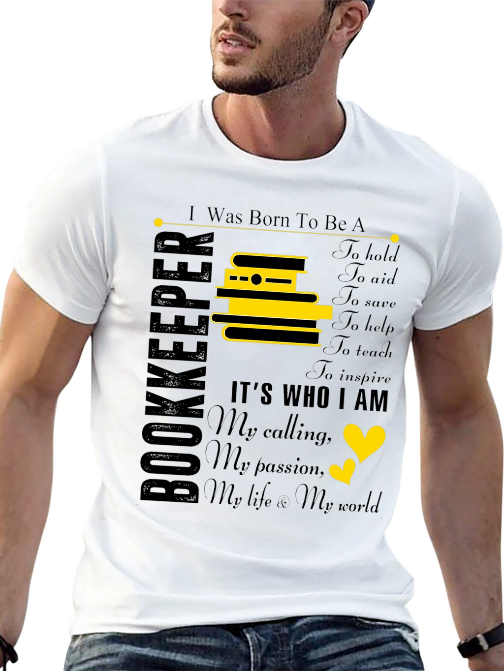 Bookkeeper T-Shirt: Born To Be A Bookkeeper