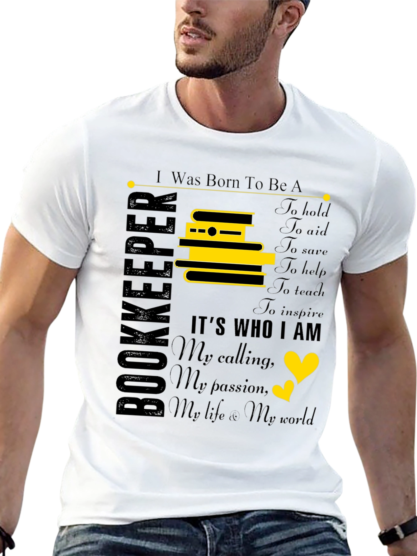 Bookkeeper T-Shirt: Born To Be A Bookkeeper