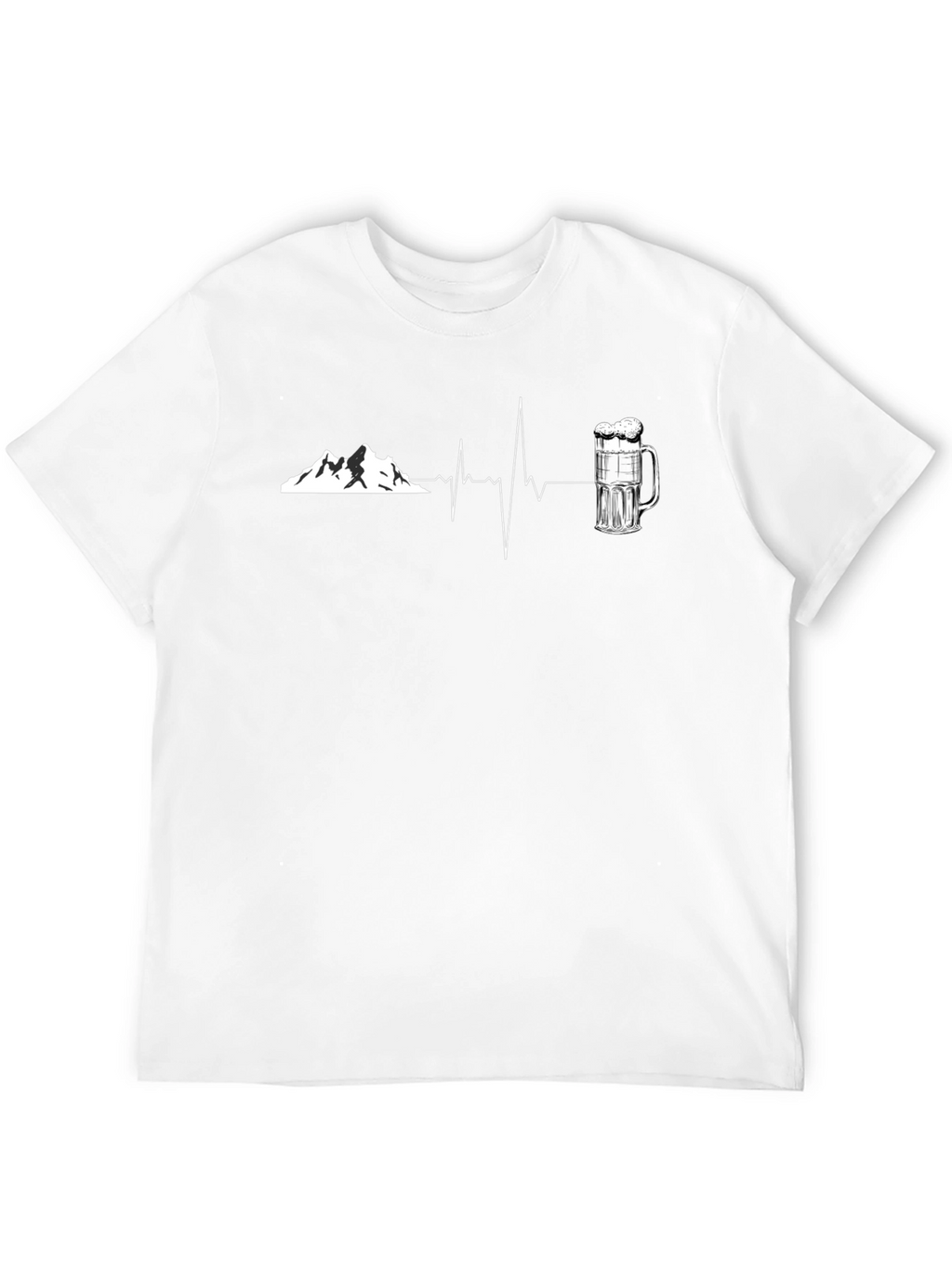 Mountain Beer Heartbeat T-Shirt