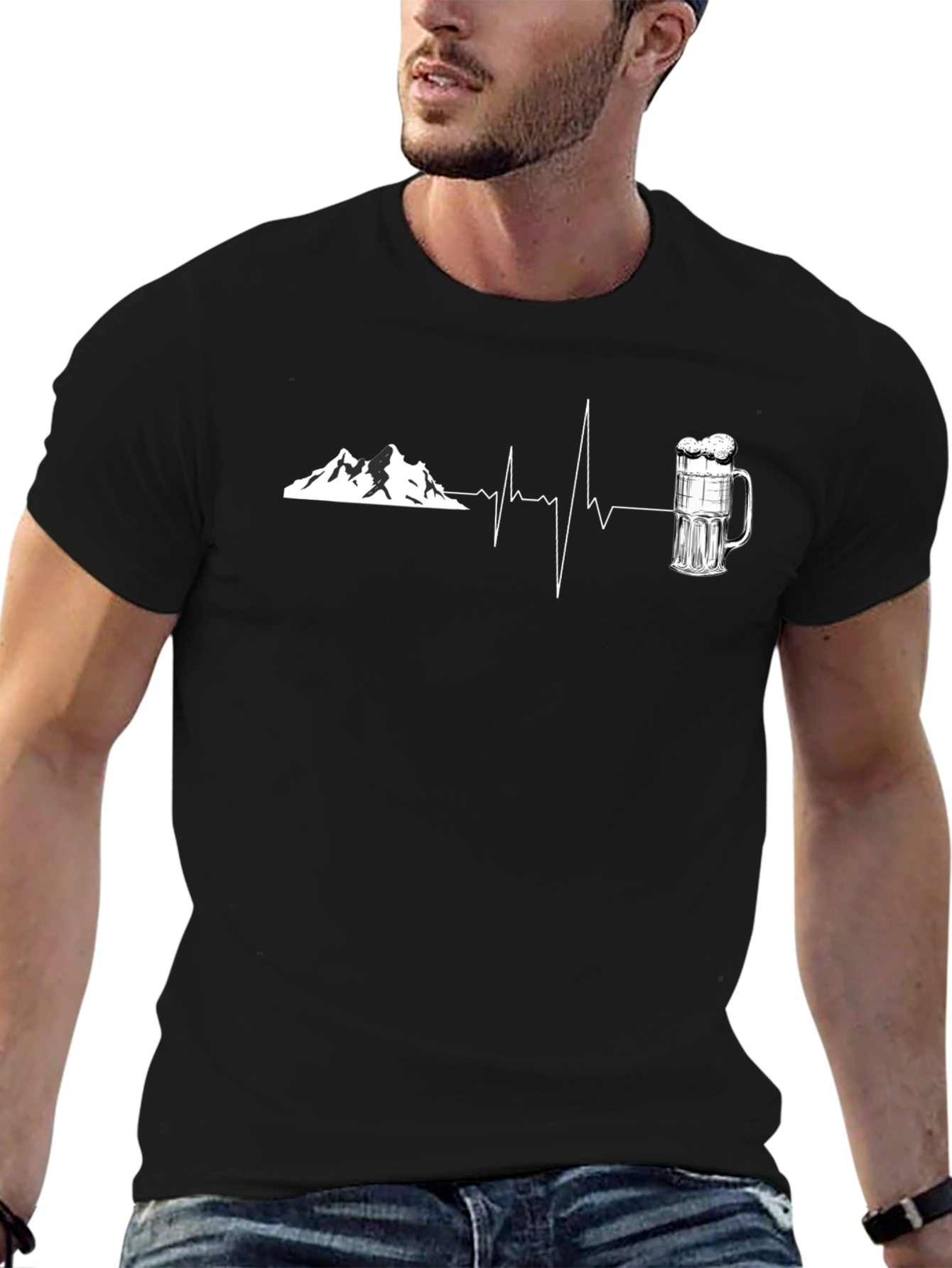 Mountain Beer Heartbeat T-Shirt