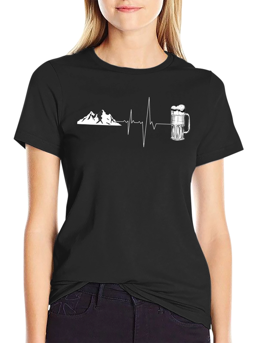 Mountain Beer Heartbeat T-Shirt