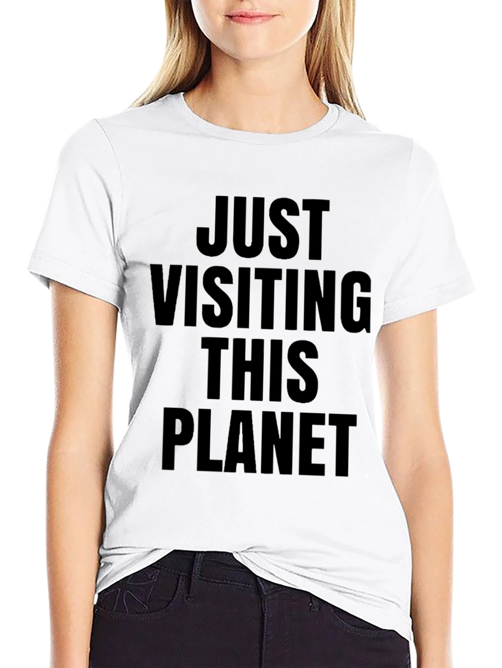 Just Visiting This Planet Graphic Tee