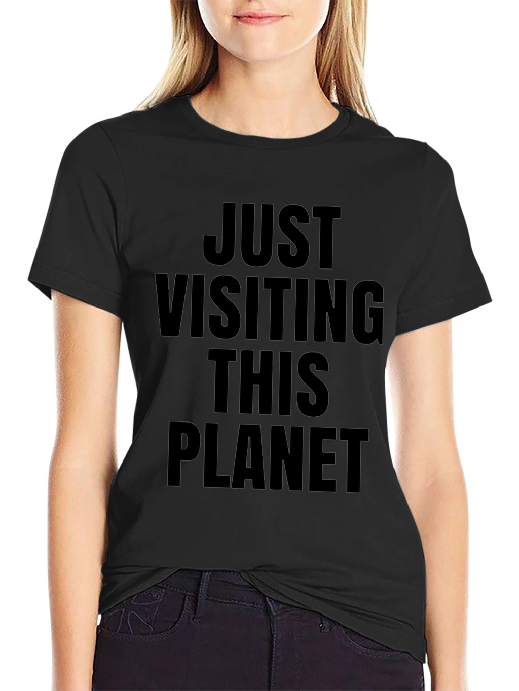Just Visiting This Planet Graphic Tee