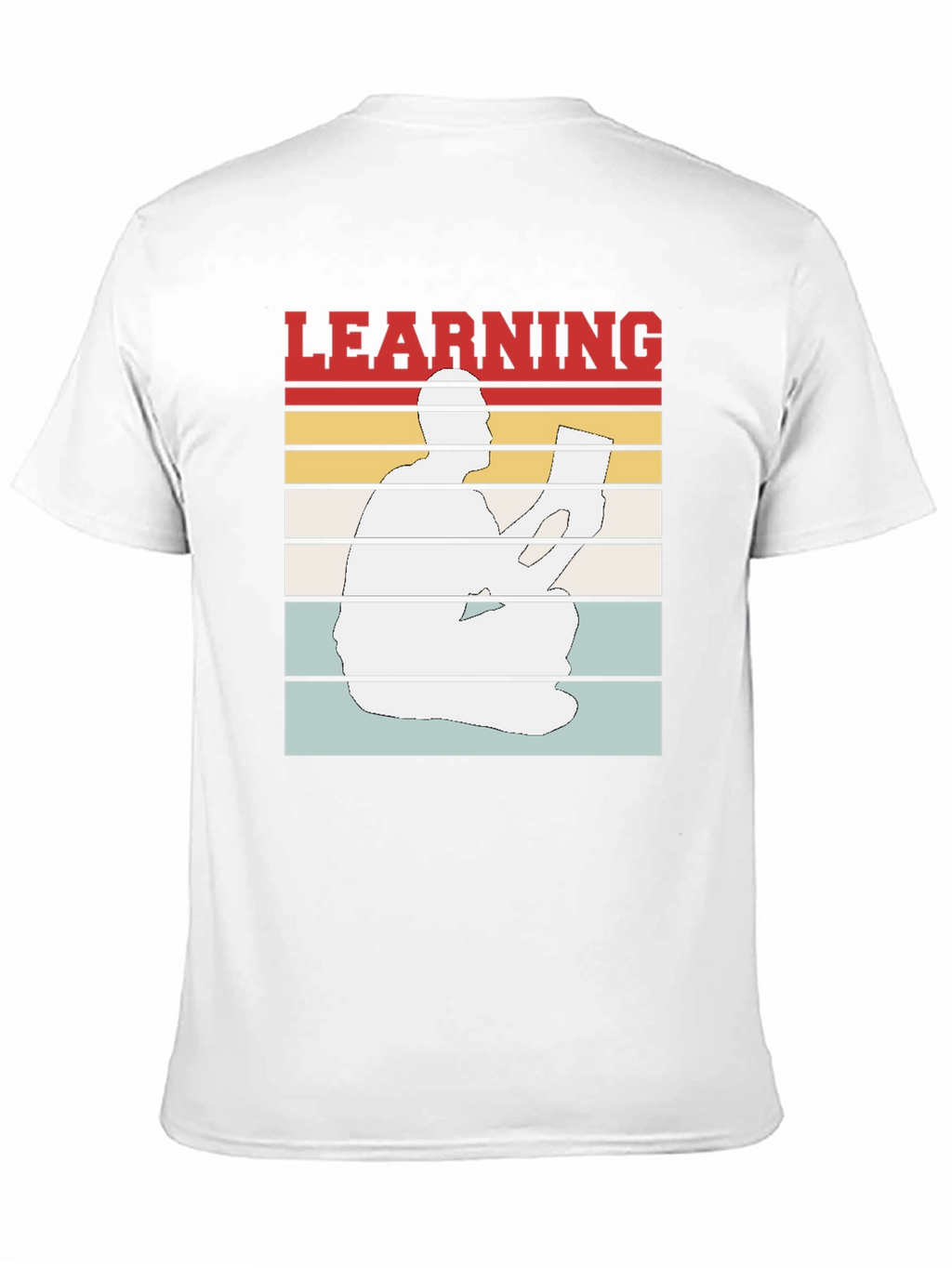 Learning T-Shirt Reader Silhouette