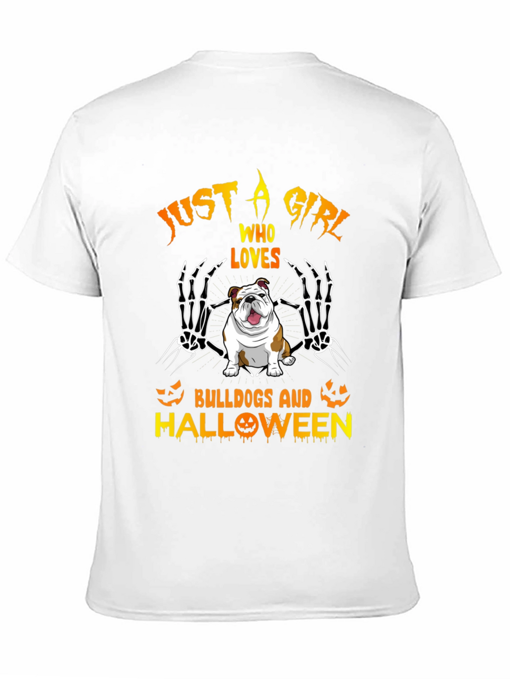 Bulldog Halloween Graphic Tee
