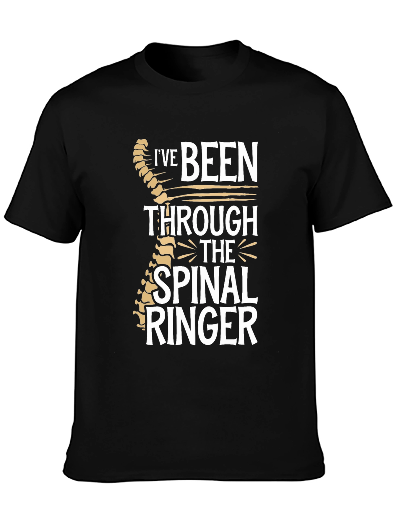 Spinal Ringer T-Shirt - Chiropractic Humor Tee