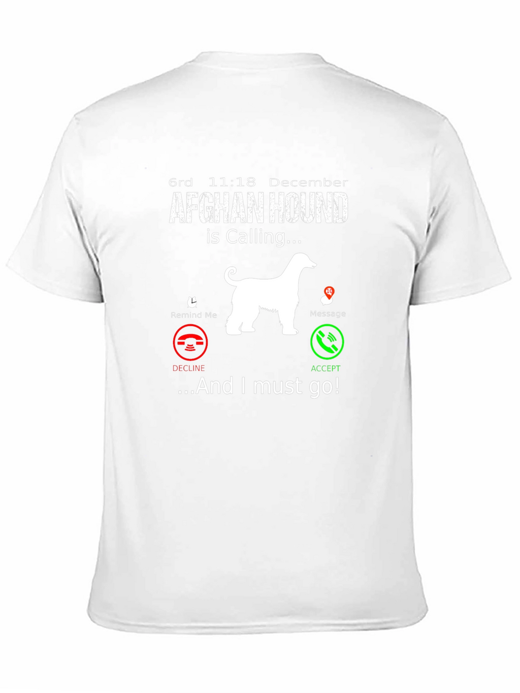 Afghan Hound Calling T-Shirt