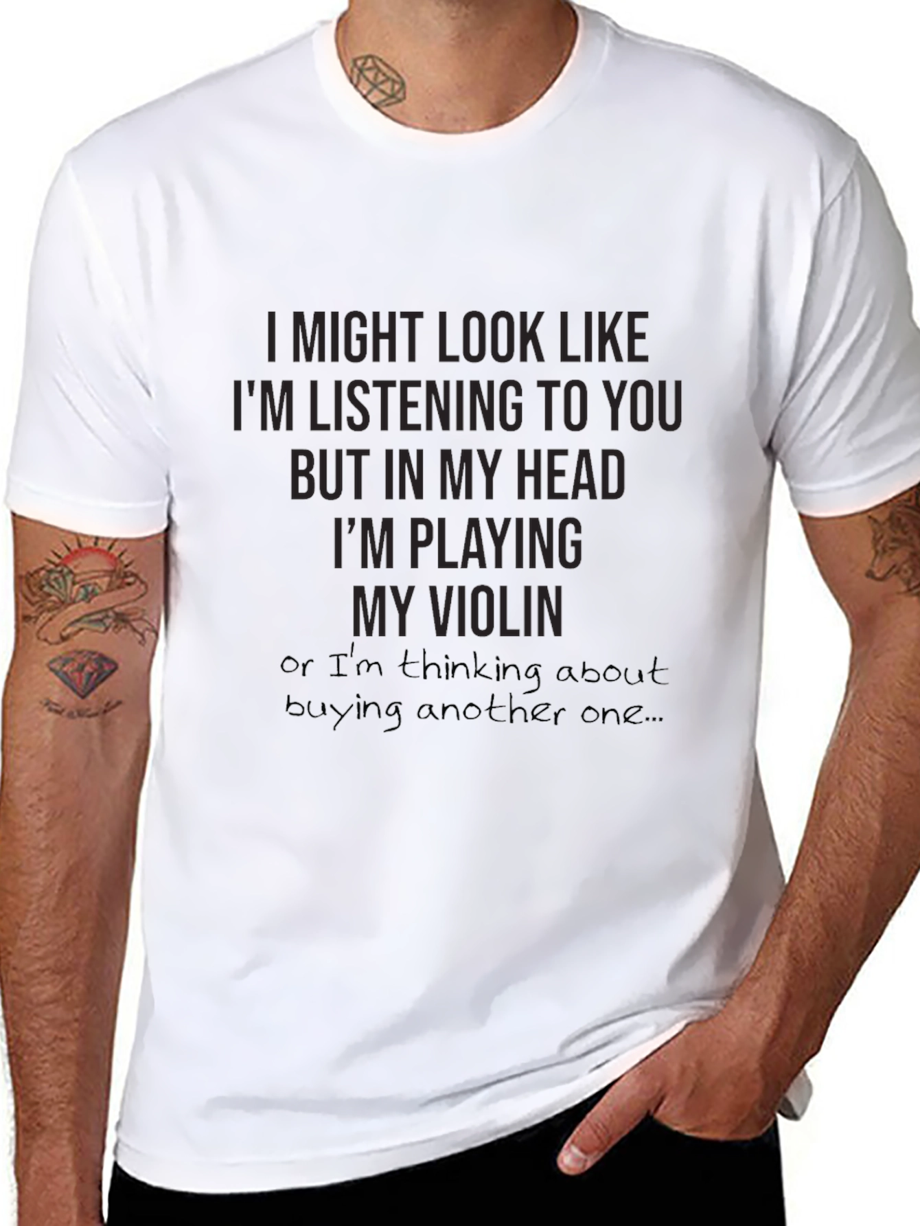 Violin Player T-Shirt: Im Playing My Violin