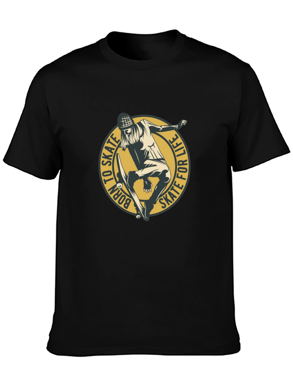 Skate for Life Graphic Tee - Black
