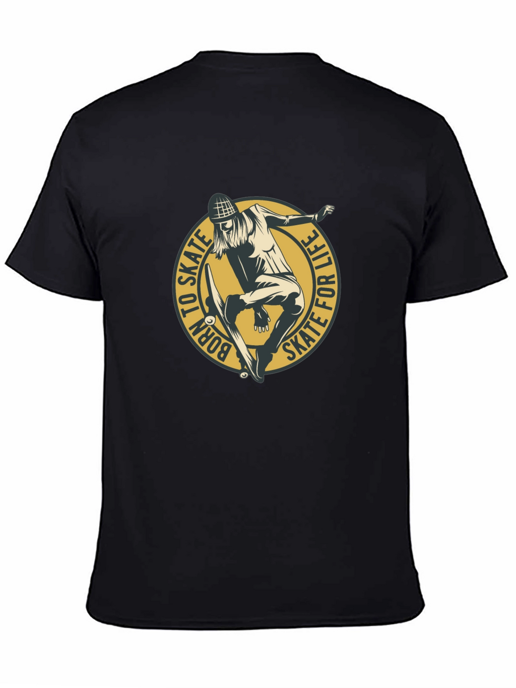 Skate for Life Graphic Tee - Black