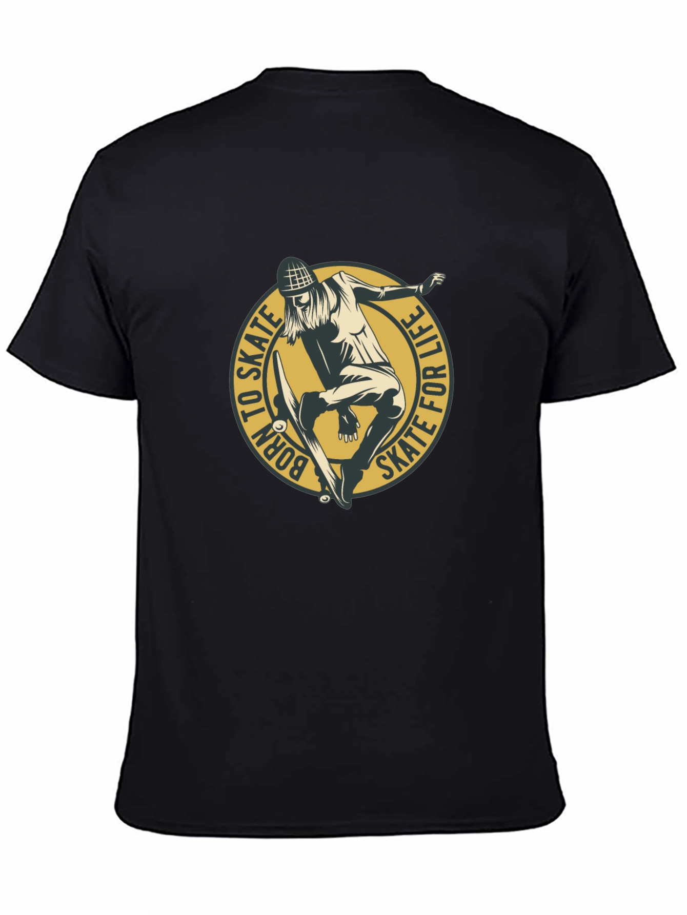 Skate for Life Graphic Tee - Black