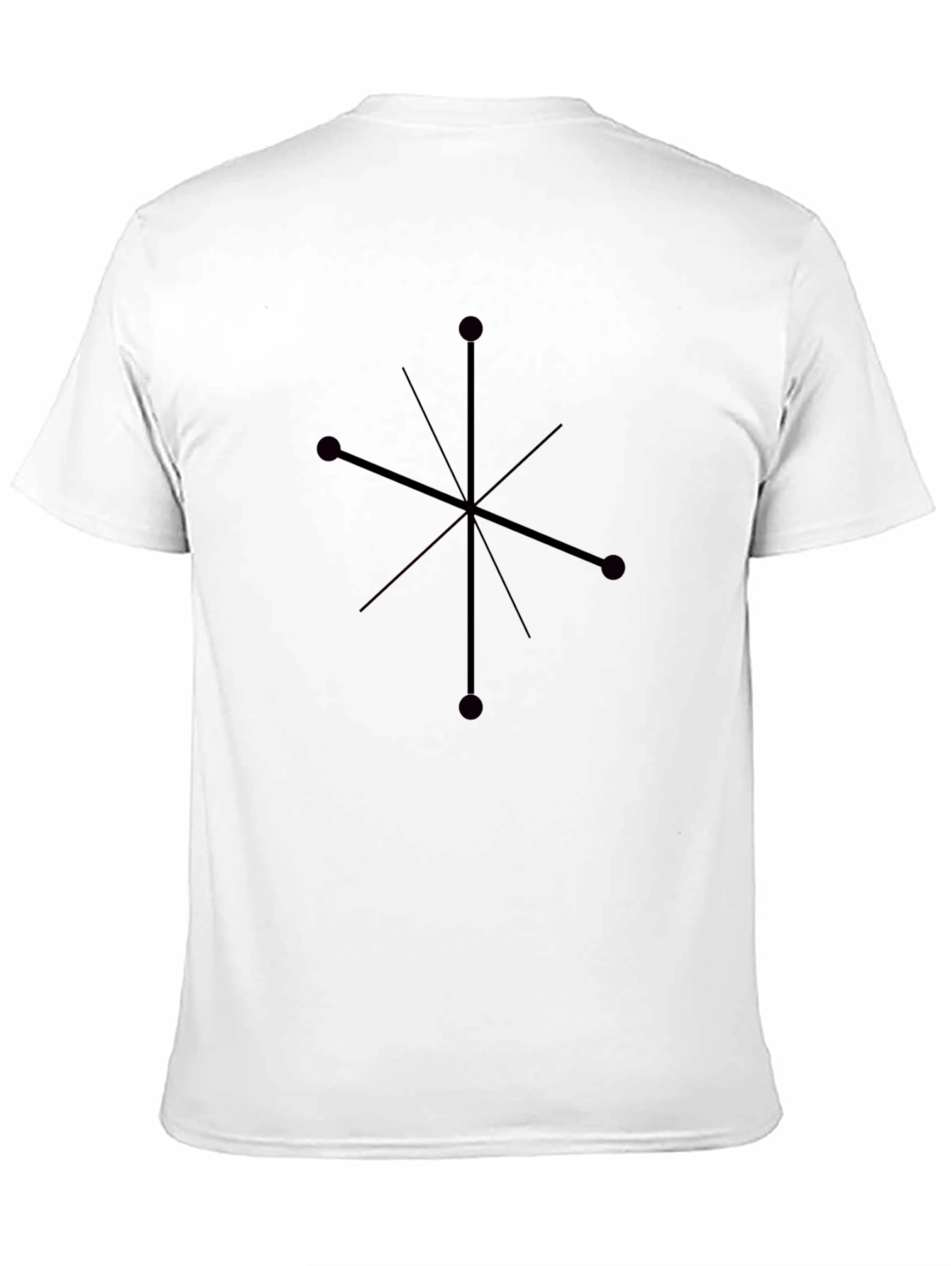 Modern Geometric Graphic Print T-Shirt