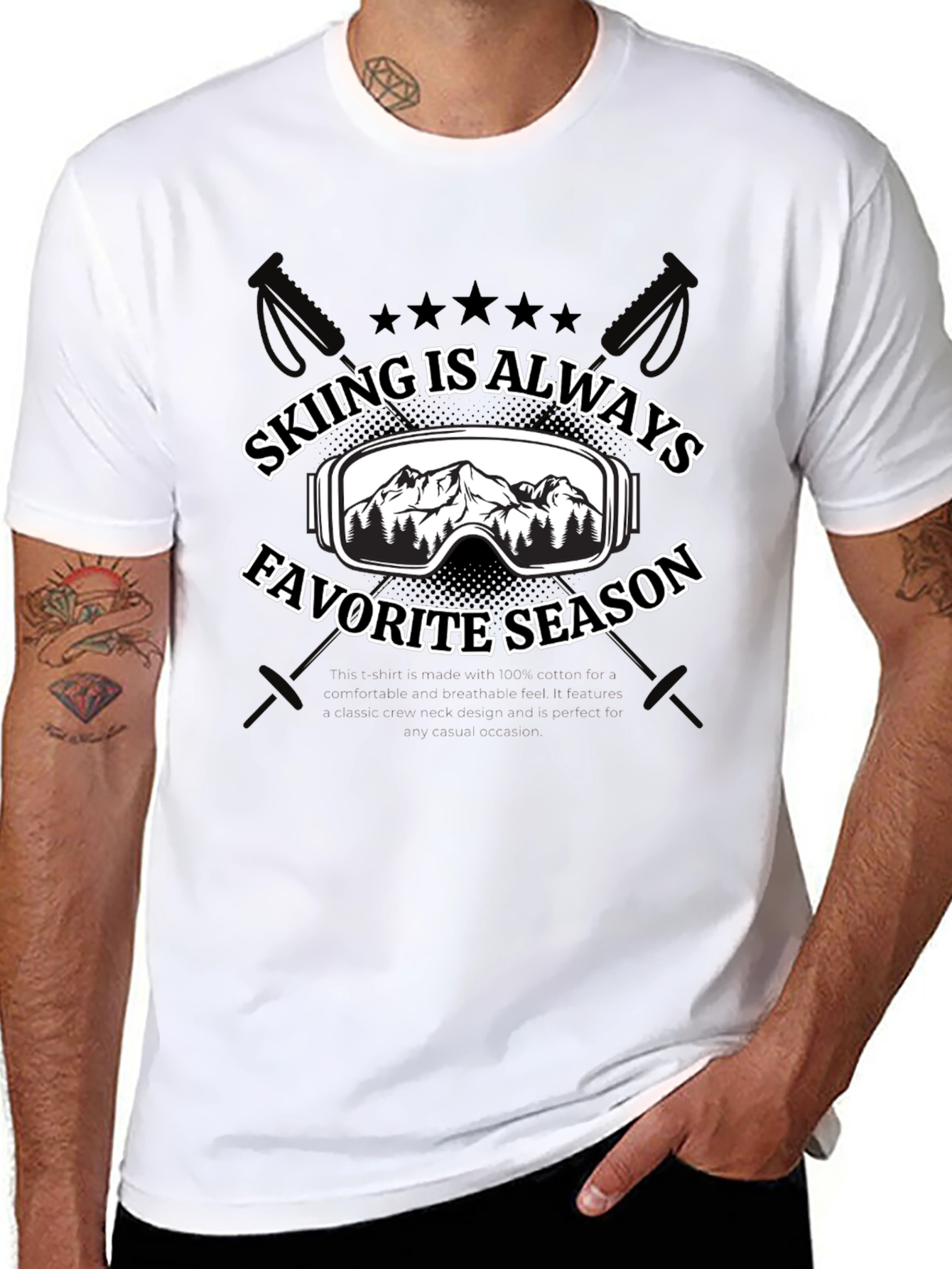 Skiing is Always Favorite Season T-Shirt