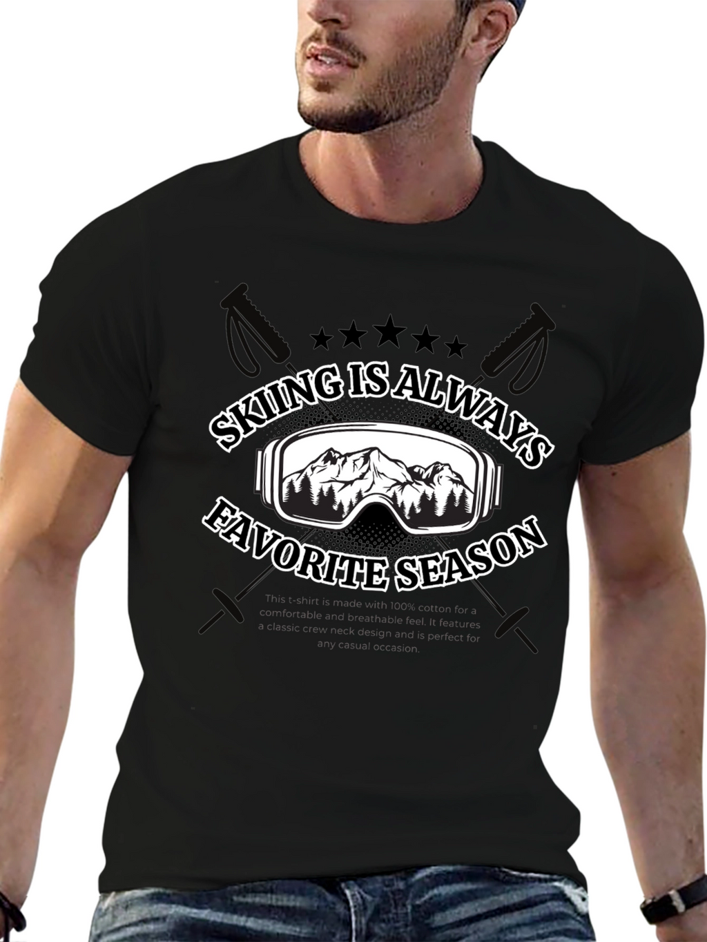 Skiing is Always Favorite Season T-Shirt