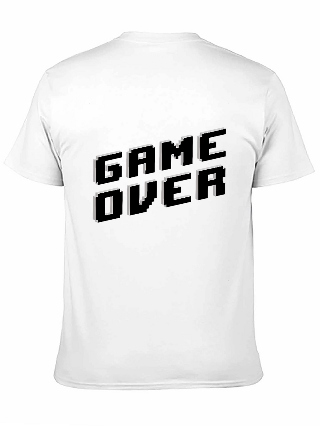 Game Over Pixel Art T-Shirt - Gamer Style Tee