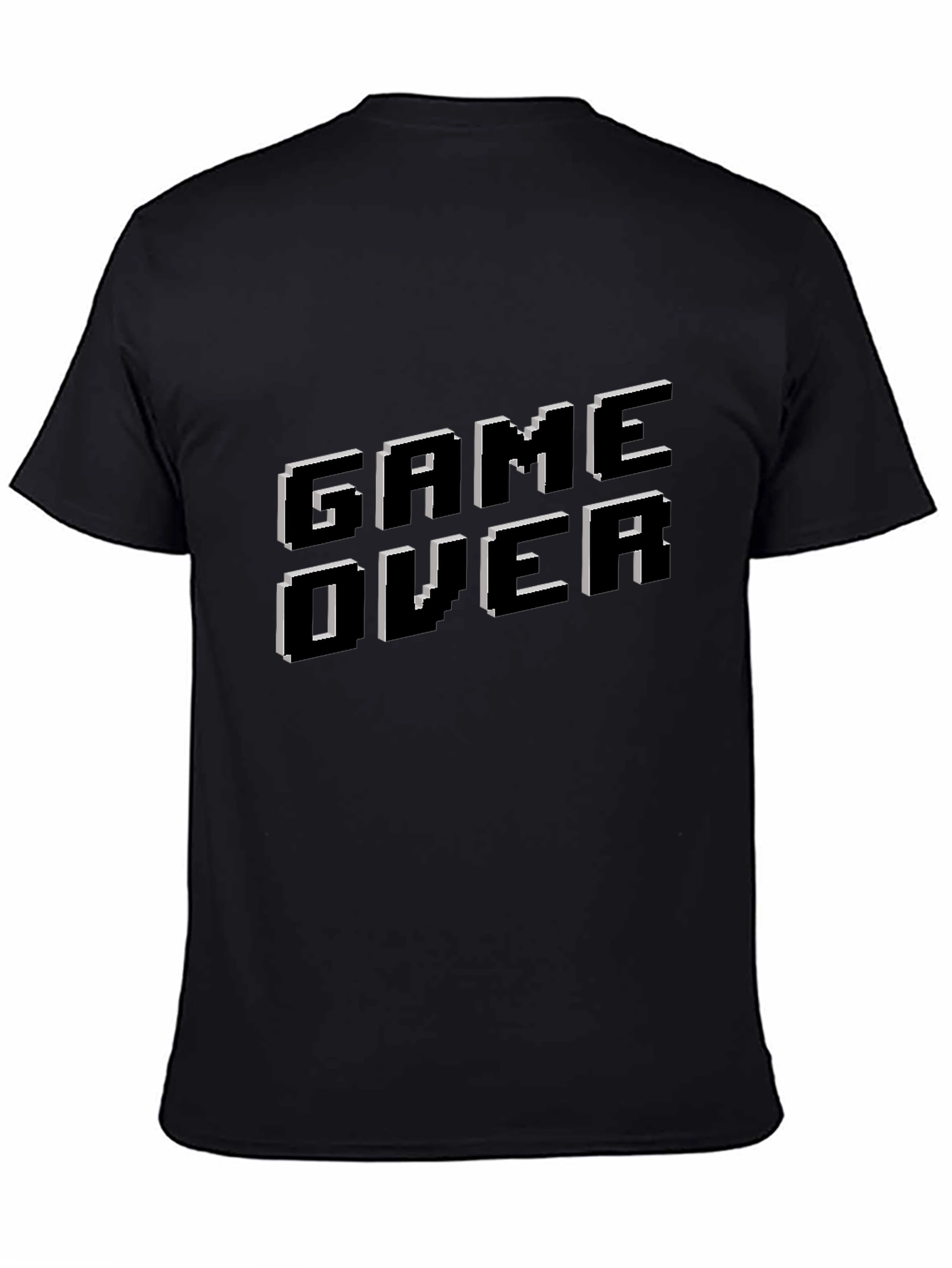 Game Over Pixel Art T-Shirt - Gamer Style Tee