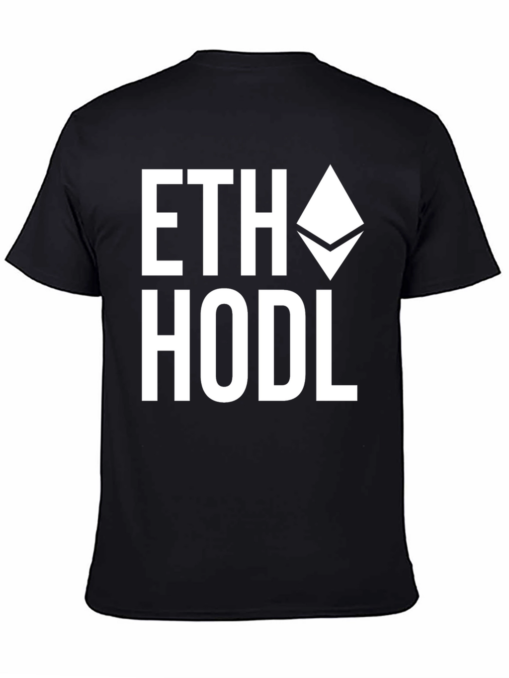 ETH HODL Crypto T-Shirt - Black