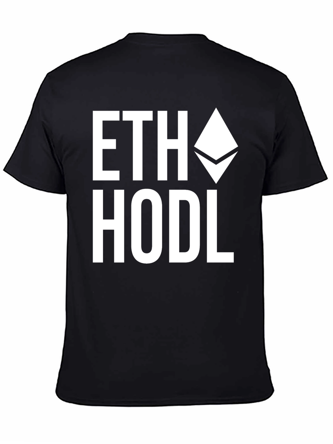 ETH HODL Crypto T-Shirt - Black
