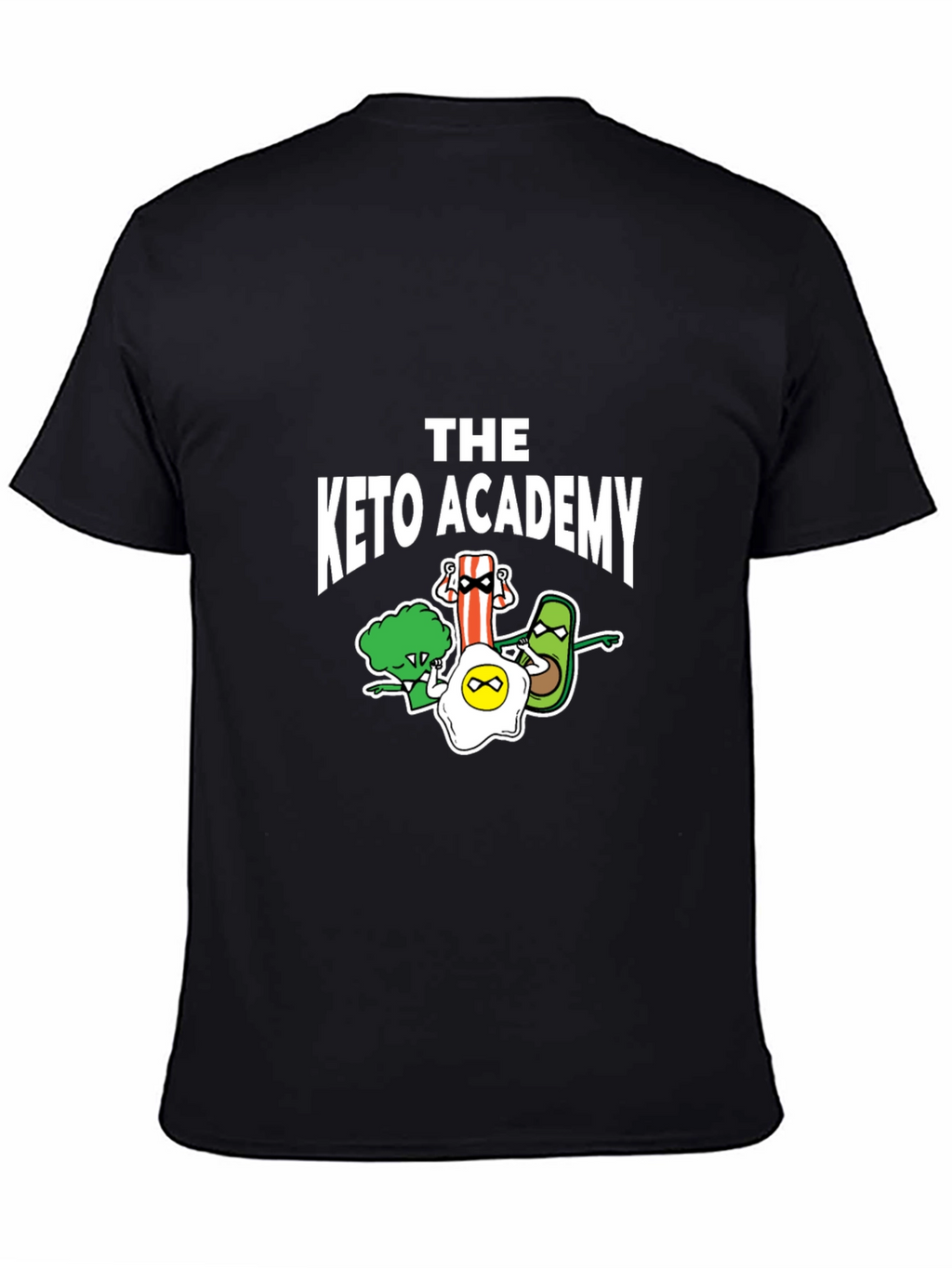 The Keto Academy T-Shirt - Cartoon Food Design