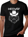 Meowdy Cat Cowboy T-Shirt
