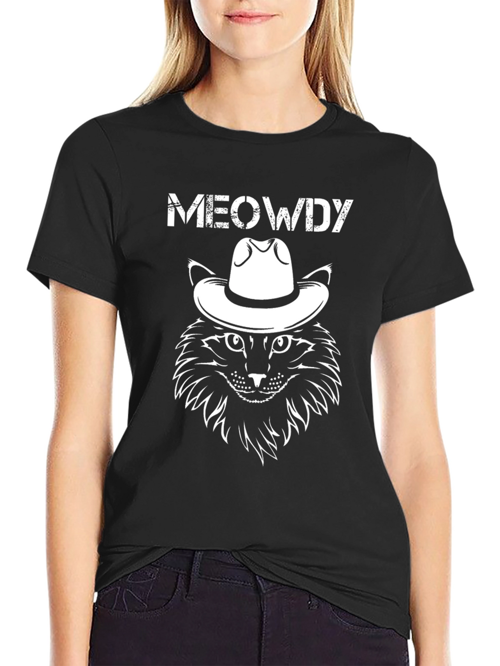 Meowdy Cat Cowboy T-Shirt