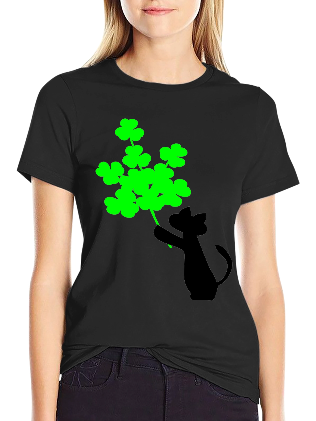 Lucky Cat Shamrock T-Shirt