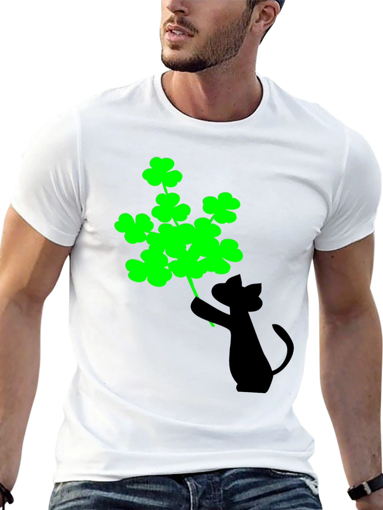Lucky Cat Shamrock T-Shirt