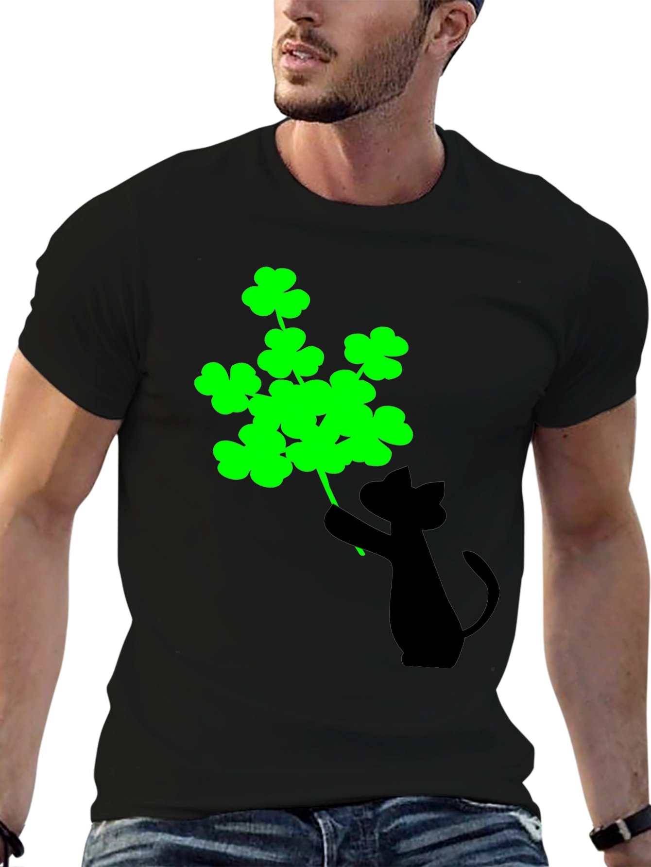 Lucky Cat Shamrock T-Shirt