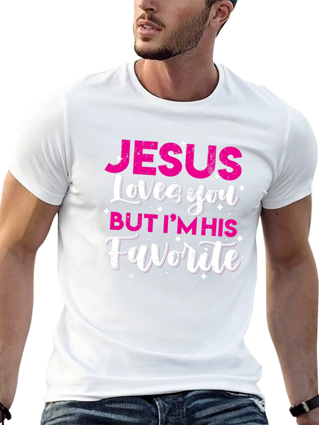 Jesus Loves You T-Shirt - Religious Humor Tee