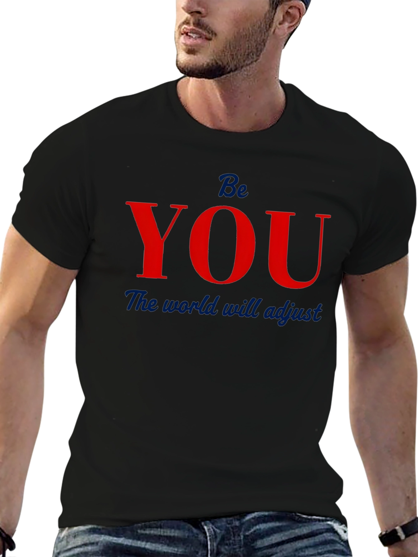 Be You T-Shirt - Black Graphic Tee