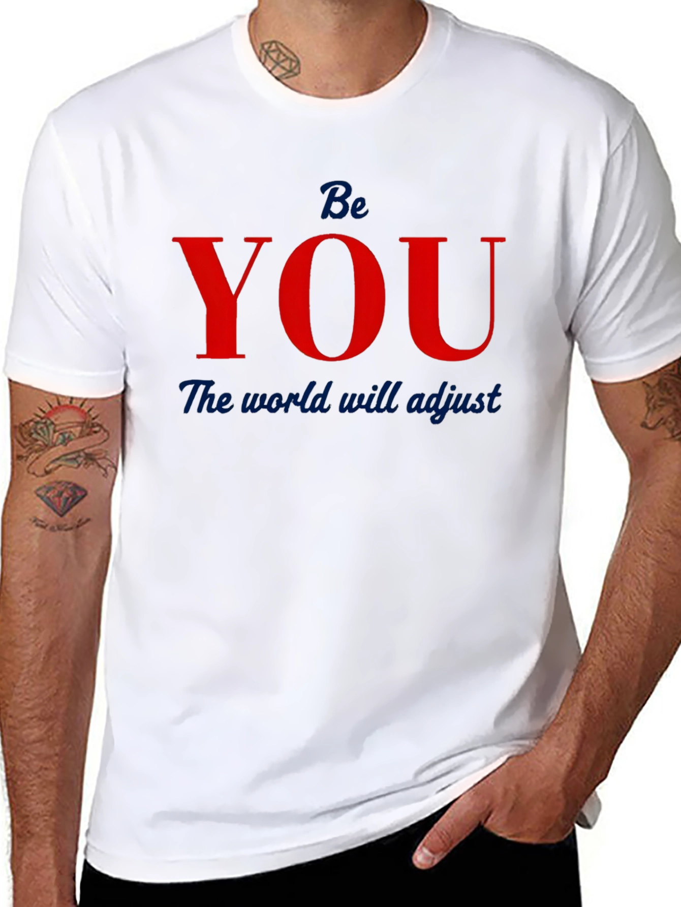 Be You T-Shirt - Black Graphic Tee