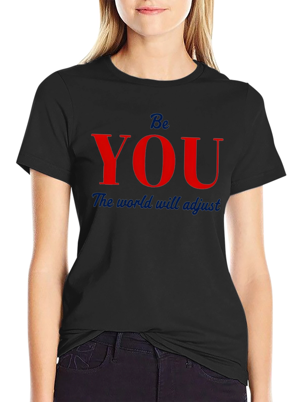 Be You T-Shirt - Black Graphic Tee