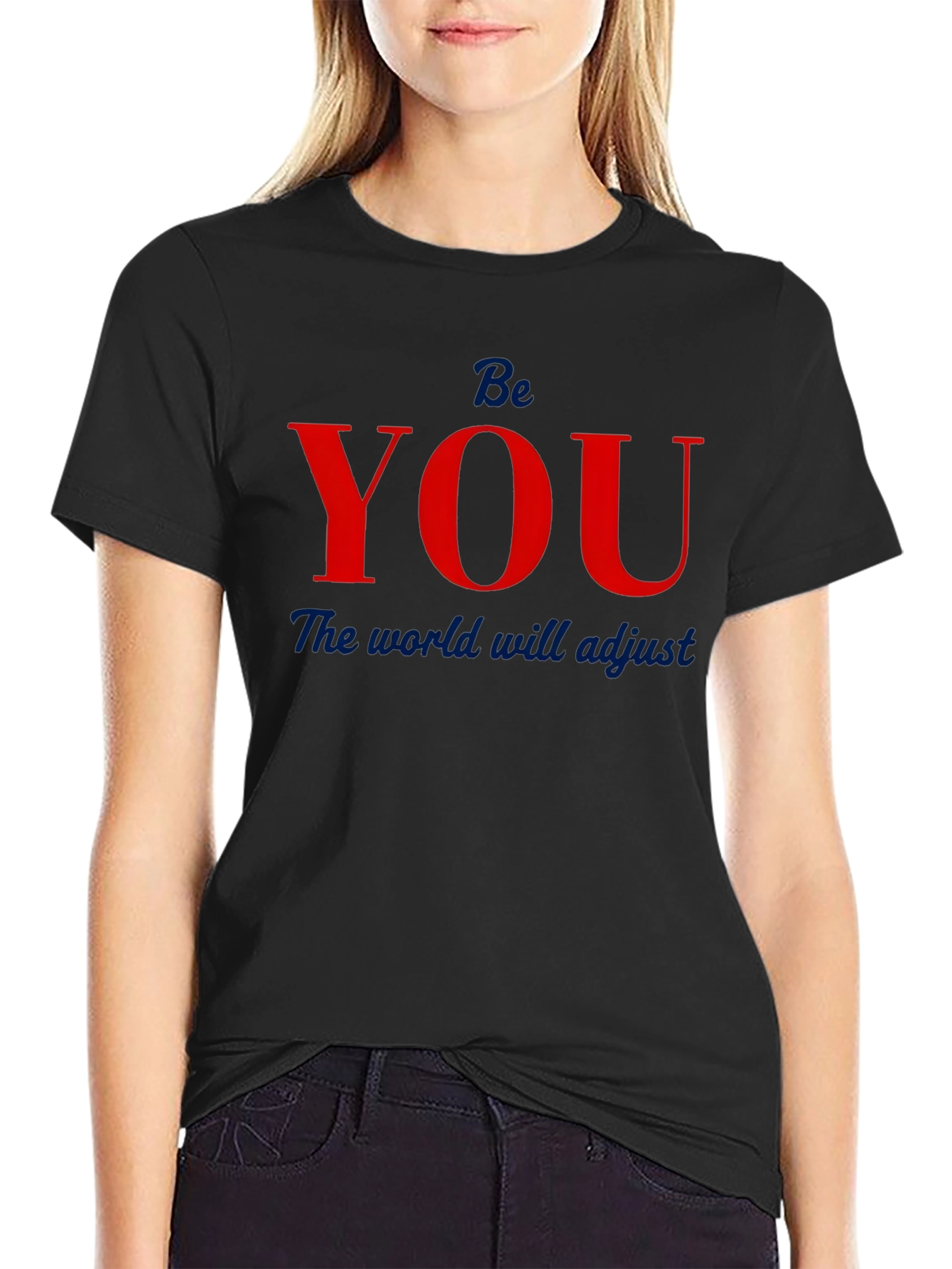 Be You T-Shirt - Black Graphic Tee