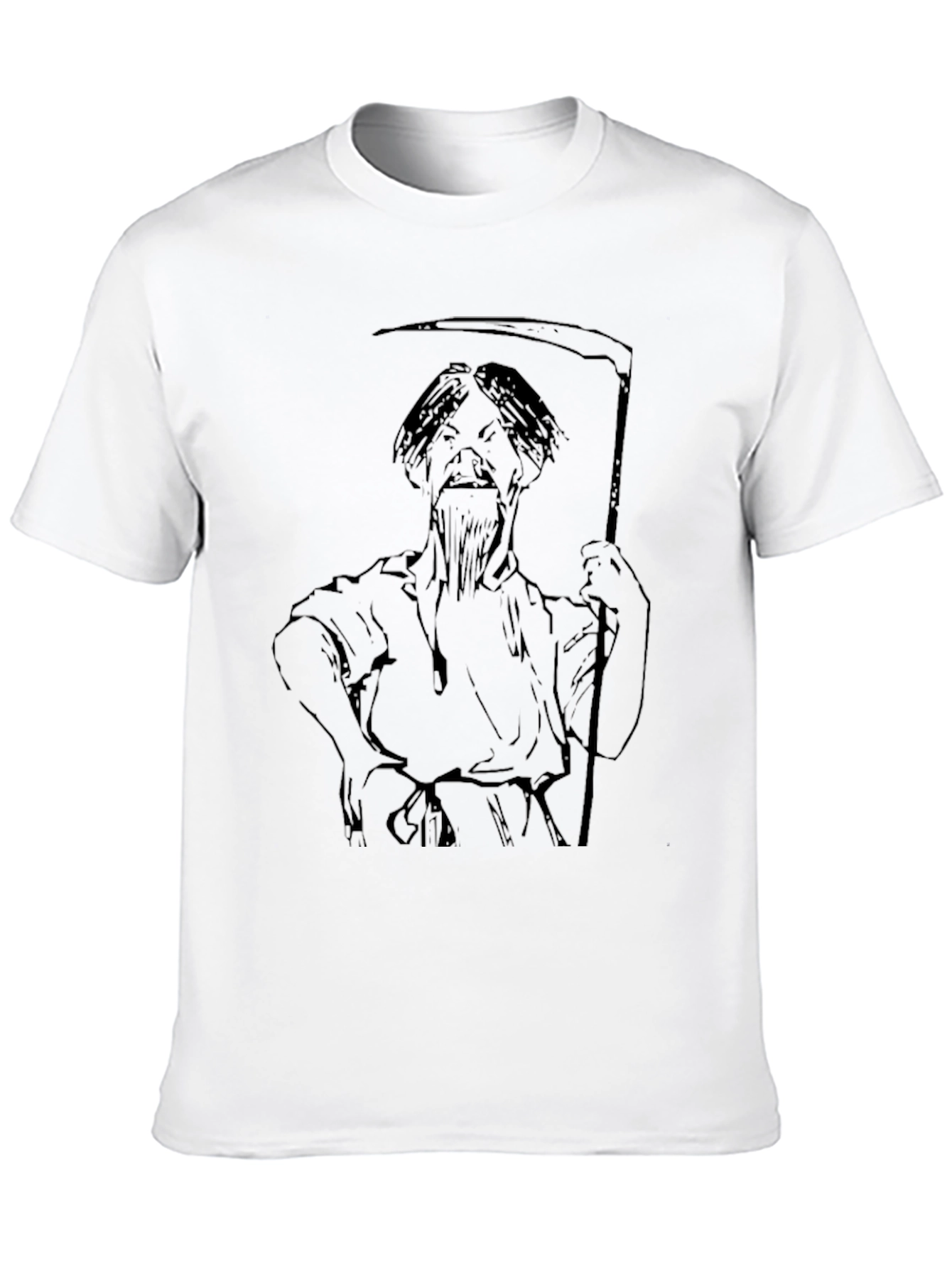 Grim Reaper Graphic Tee - Mens Black T-Shirt