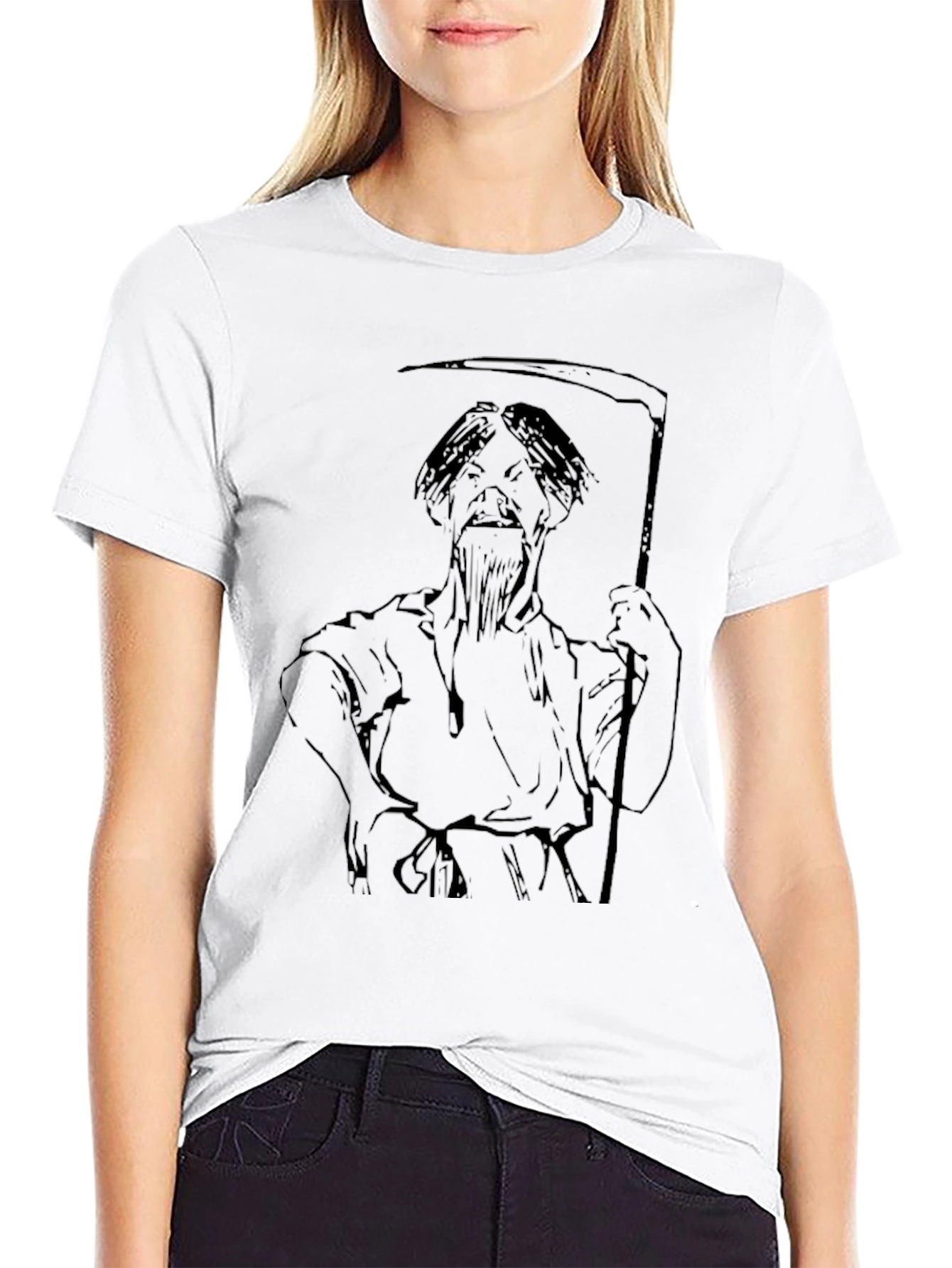 Grim Reaper Graphic Tee - Mens Black T-Shirt