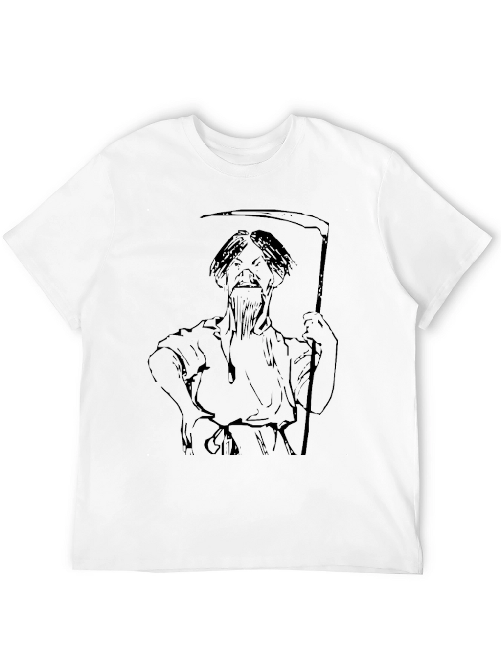 Grim Reaper Graphic Tee - Mens Black T-Shirt