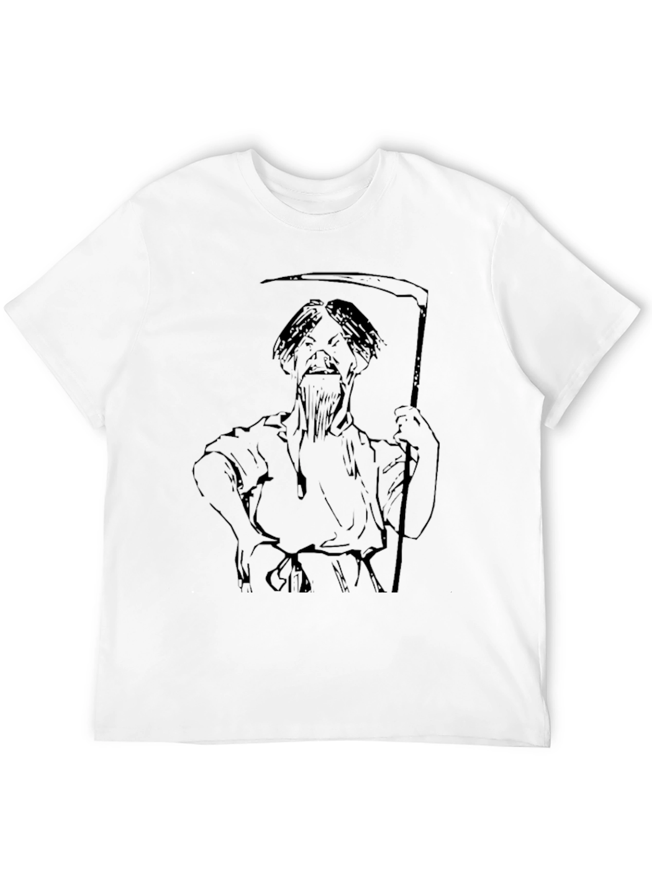Grim Reaper Graphic Tee - Mens Black T-Shirt