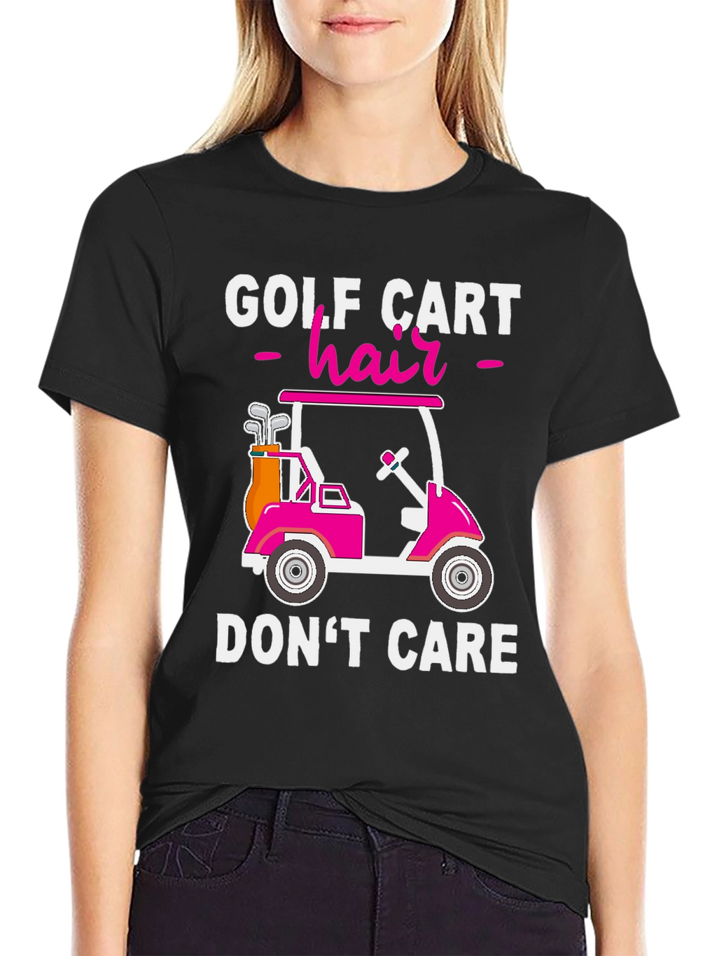 Golf Cart Hair Dont Care T-Shirt
