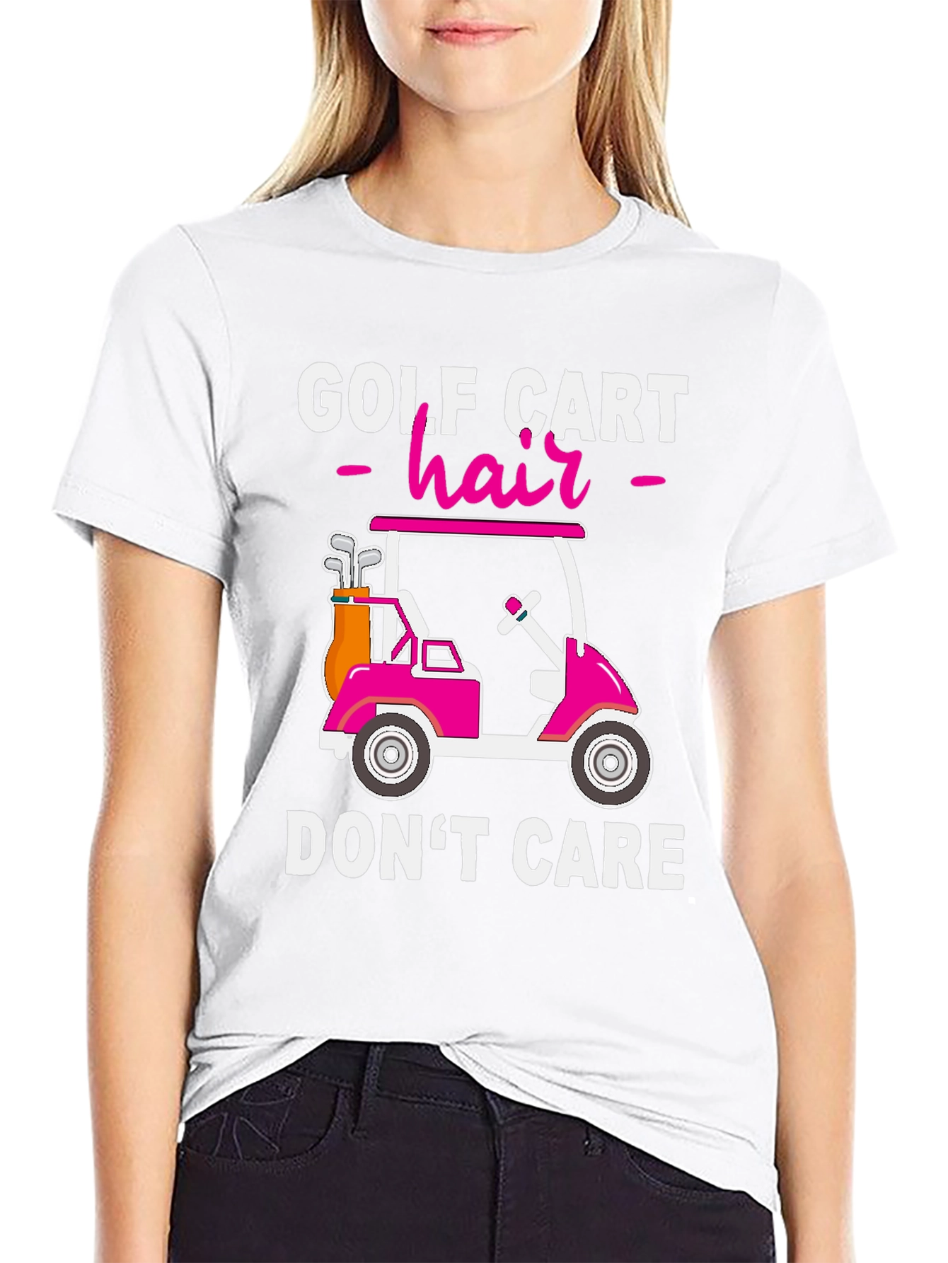 Golf Cart Hair Dont Care T-Shirt