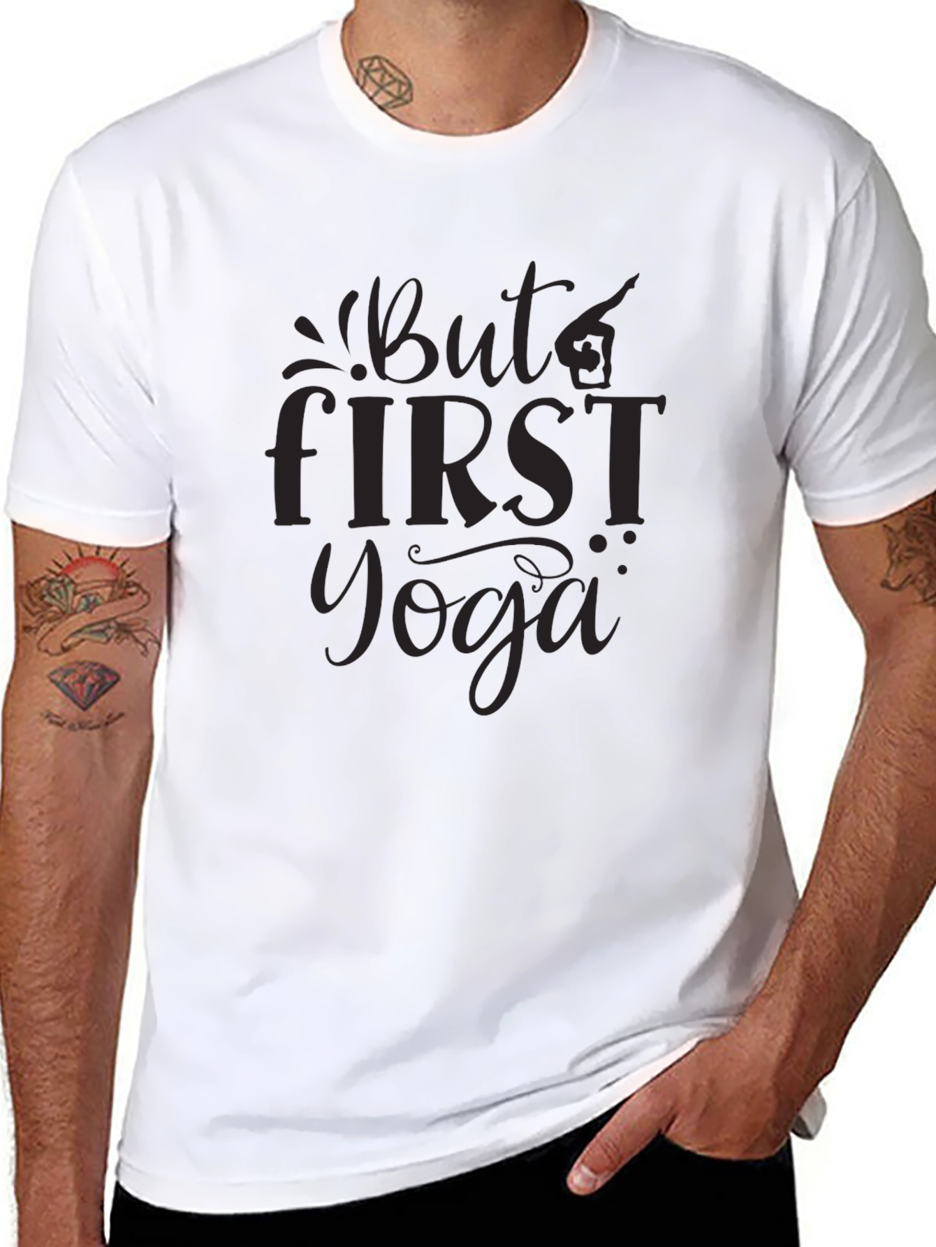 But First Yoga Graphic T-Shirt