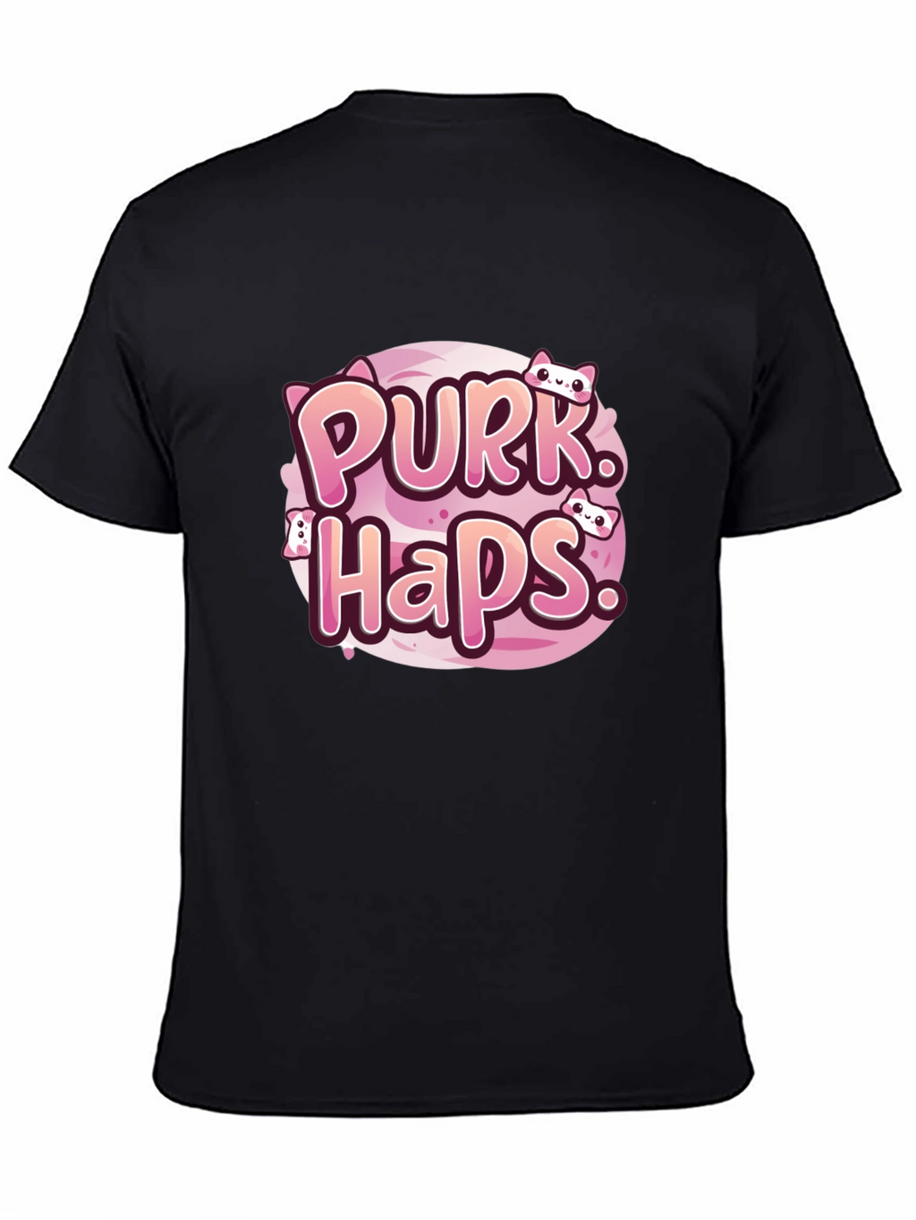 Purrk Haps Graphic Tee - Cute Cat Lovers T-Shirt